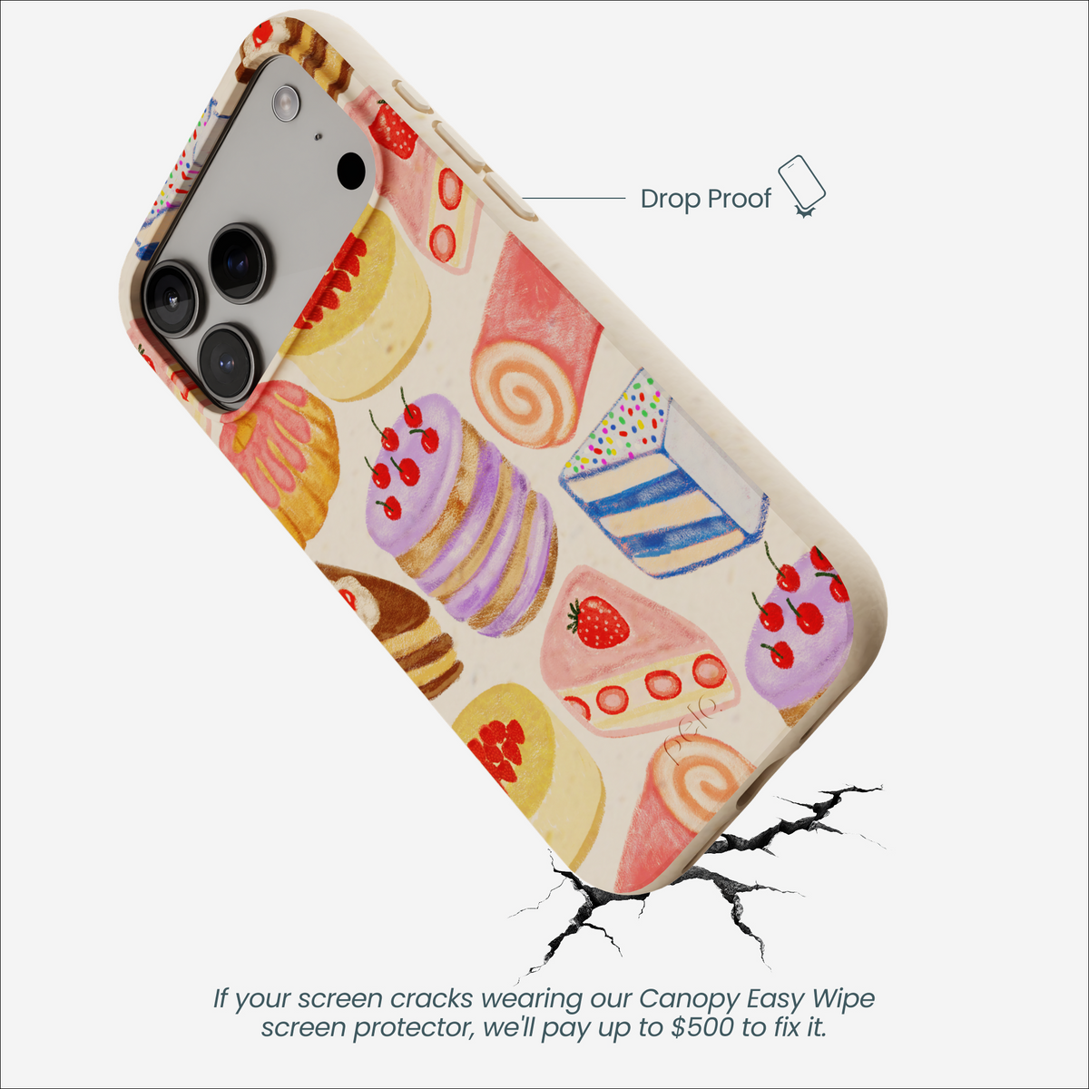 Seashell Crayon Pastries iPhone 17 Pro Max Case