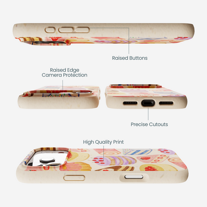 Seashell Crayon Pastries iPhone 17 Pro Max Case