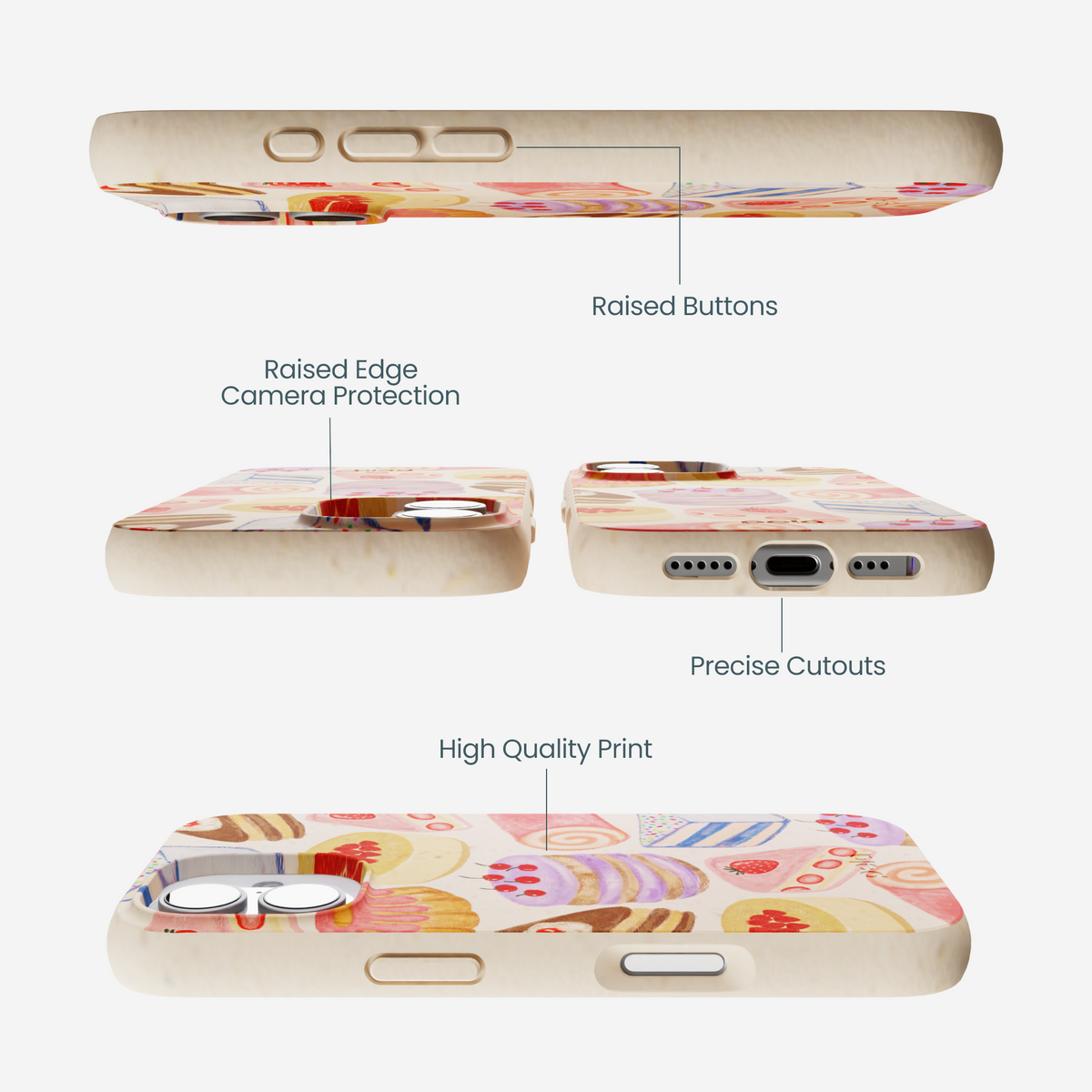 Seashell Crayon Pastries iPhone 17 Case