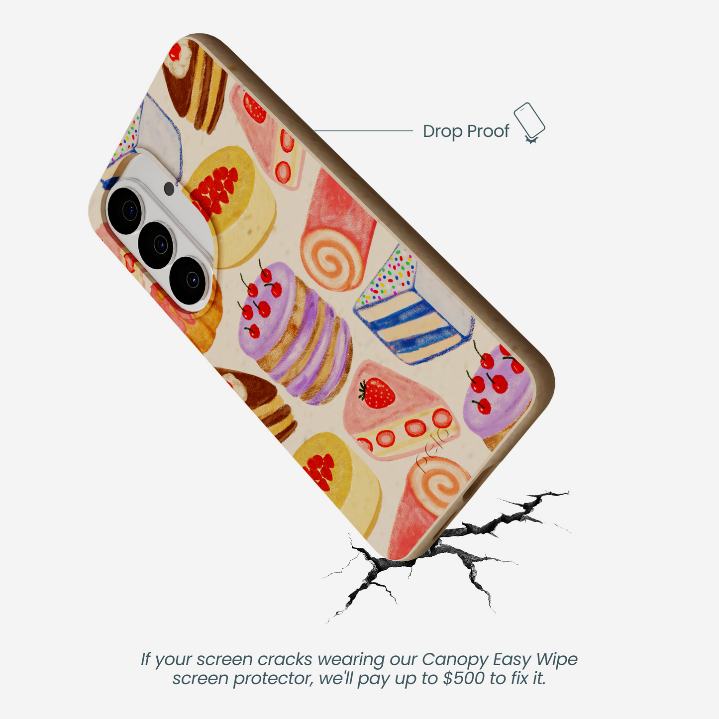 Seashell Crayon Pastries Samsung Galaxy S26 Case
