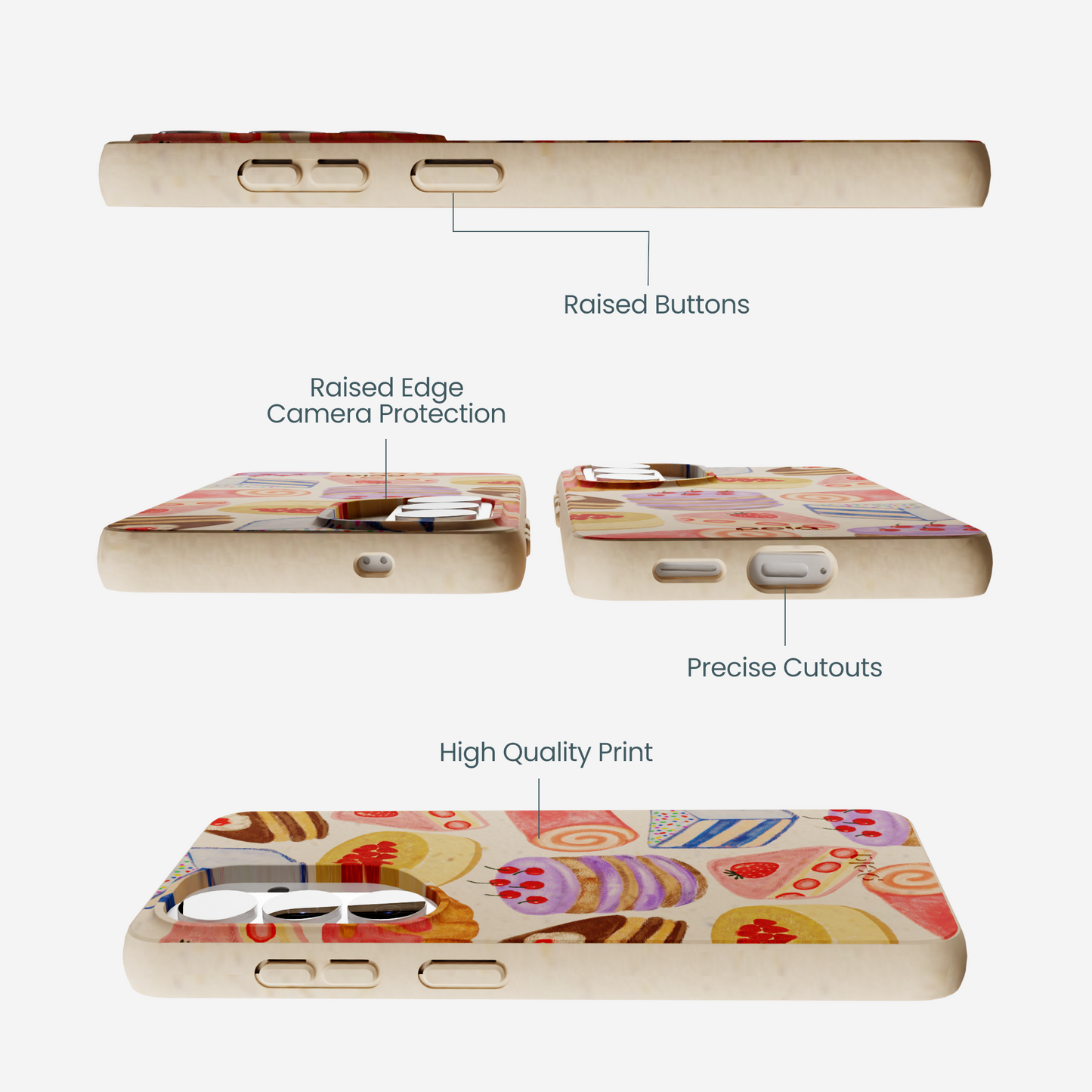 Seashell Crayon Pastries Samsung Galaxy S26 Case