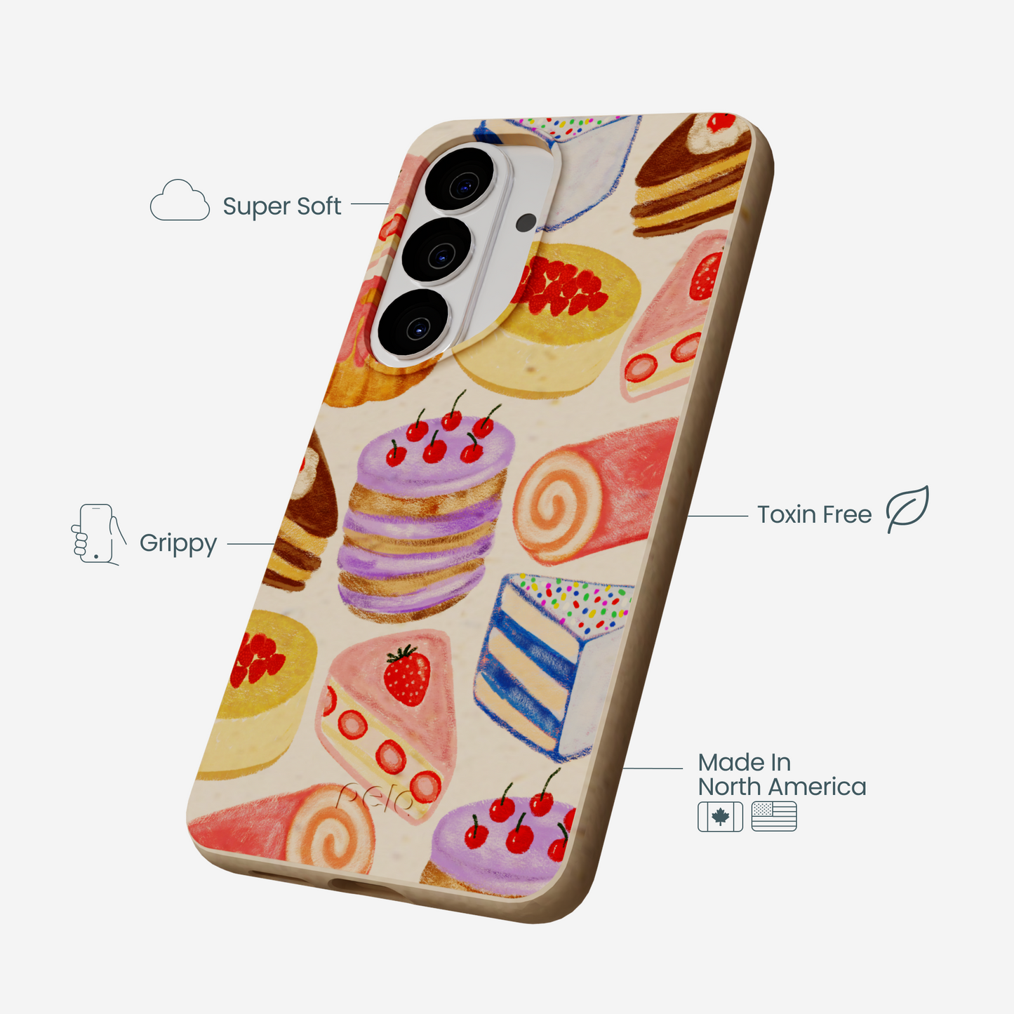 Seashell Crayon Pastries Samsung Galaxy S26 Case