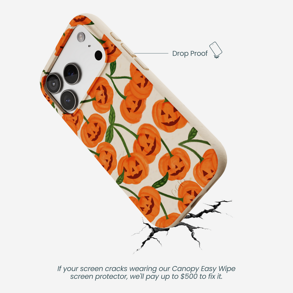 Seashell Creepy Crop iPhone 17 Pro Case