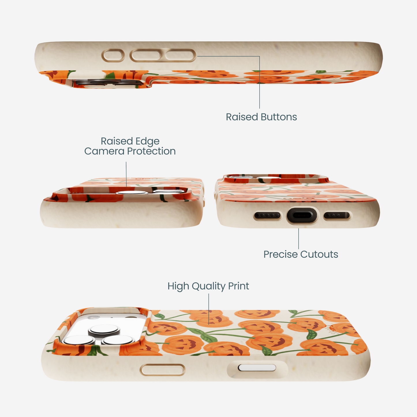 Seashell Creepy Crop iPhone 17 Pro Case