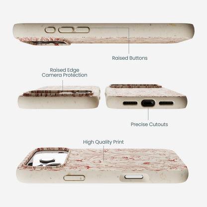 London Fog Crimson Bouquet iPhone 17 Pro Max Case
