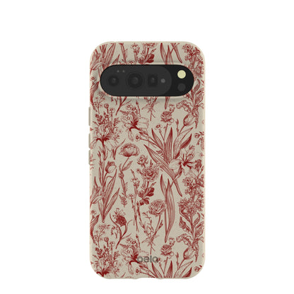 London Fog Crimson Bouquet Google Pixel 10 Pro XL Case