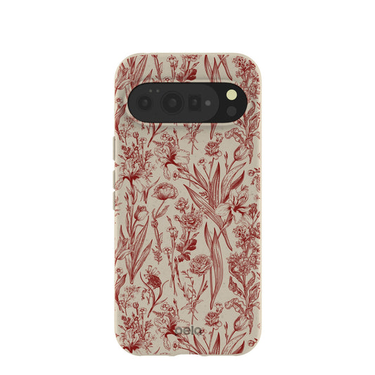 London Fog Crimson Bouquet Google Pixel 10 Pro XL Case