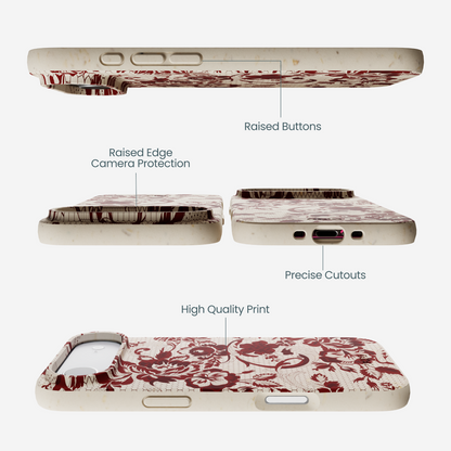 London Fog Crimson Veil iPhone Air Case