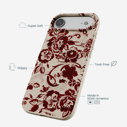 London Fog Crimson Veil iPhone Air Case