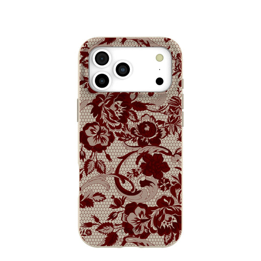 London Fog Crimson Veil iPhone 17 Pro Max Case