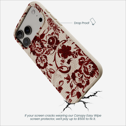 London Fog Crimson Veil iPhone 17 Pro Max Case