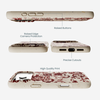 London Fog Crimson Veil iPhone 17 Pro Max Case