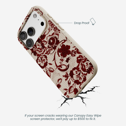 London Fog Crimson Veil iPhone 17 Pro Case