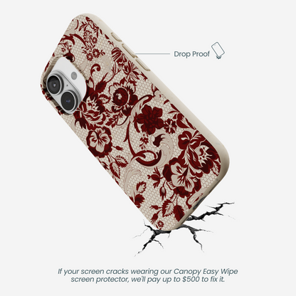 London Fog Crimson Veil iPhone 17 Case