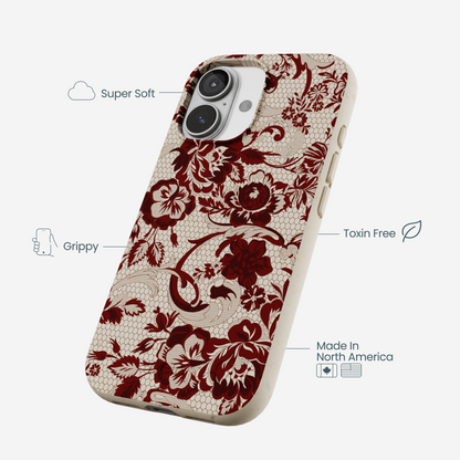 London Fog Crimson Veil iPhone 17 Case
