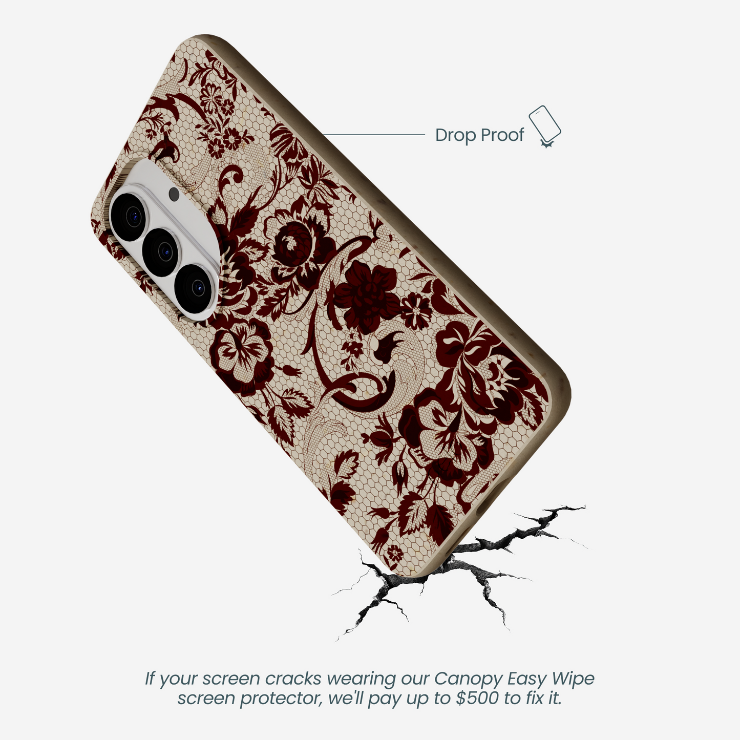 London Fog Crimson Veil Samsung Galaxy S26 Case