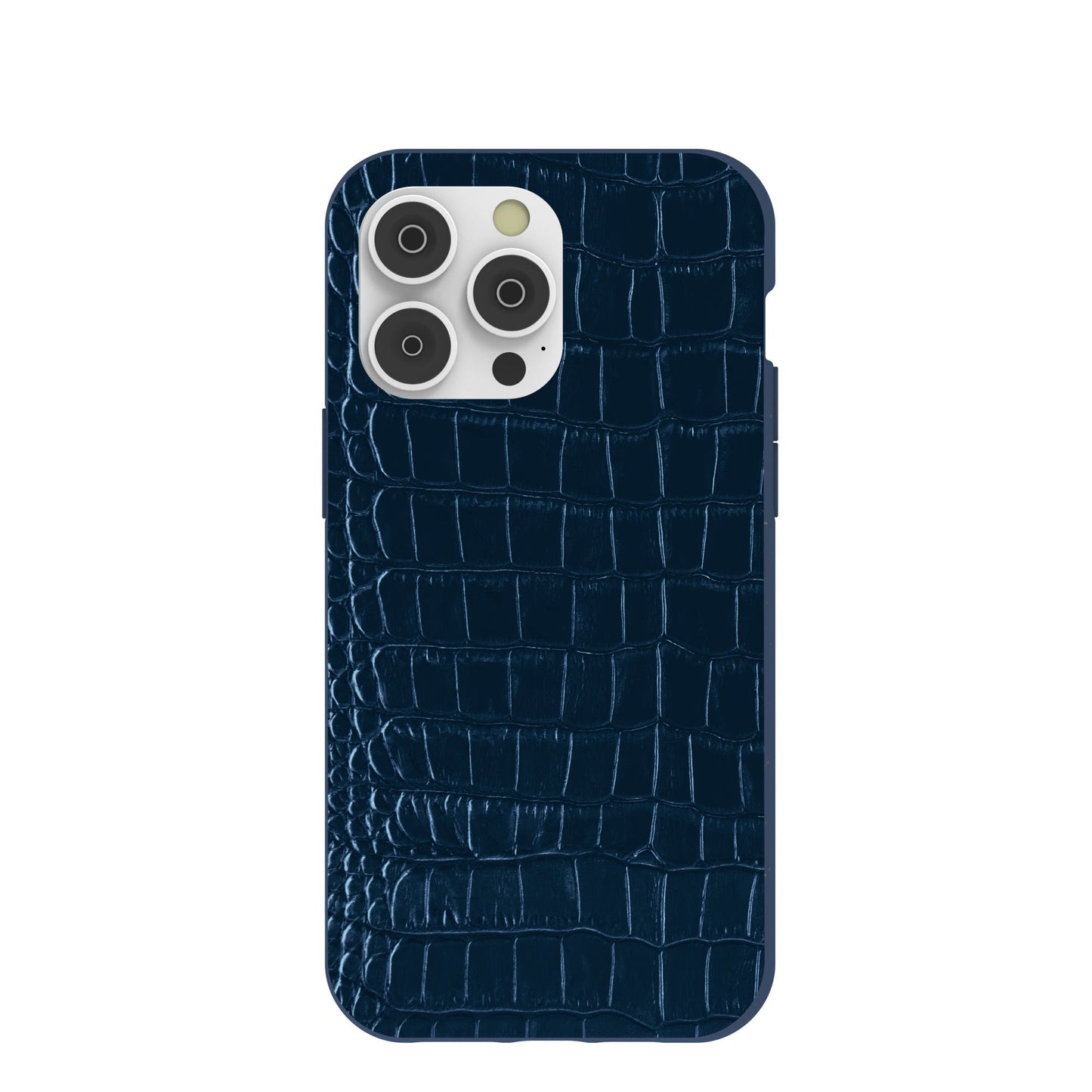 Navy Blue Croc iPhone 14 Pro Max Case