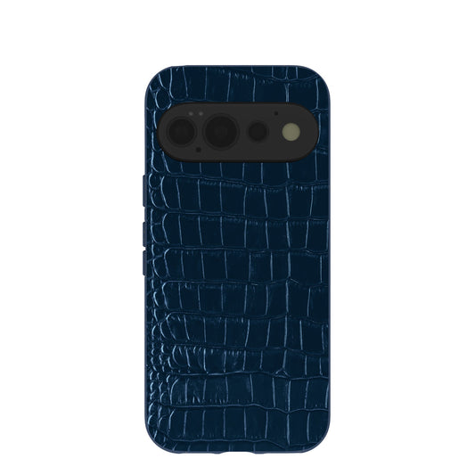 Navy Blue Croc Google Pixel 11 Pro Case