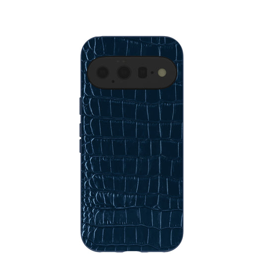 Navy Blue Croc Google Pixel 11 Case