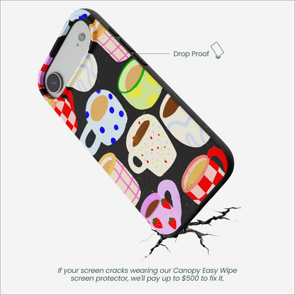 Black Cup of Joy iPhone Air Case