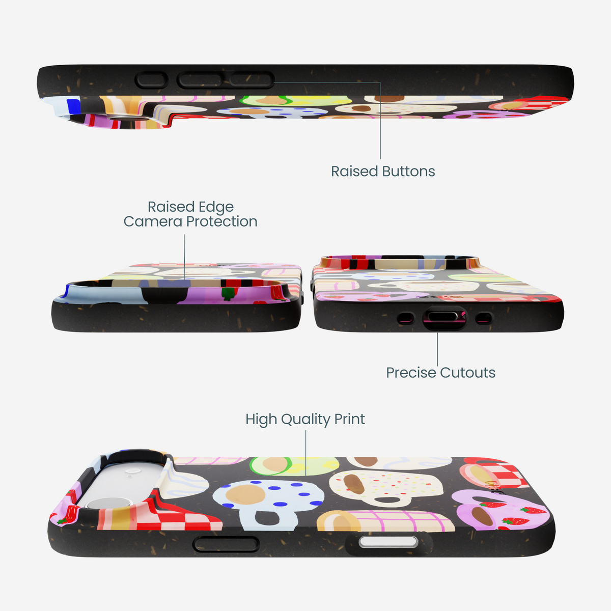 Black Cup of Joy iPhone Air Case