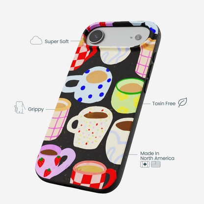 Black Cup of Joy iPhone Air Case