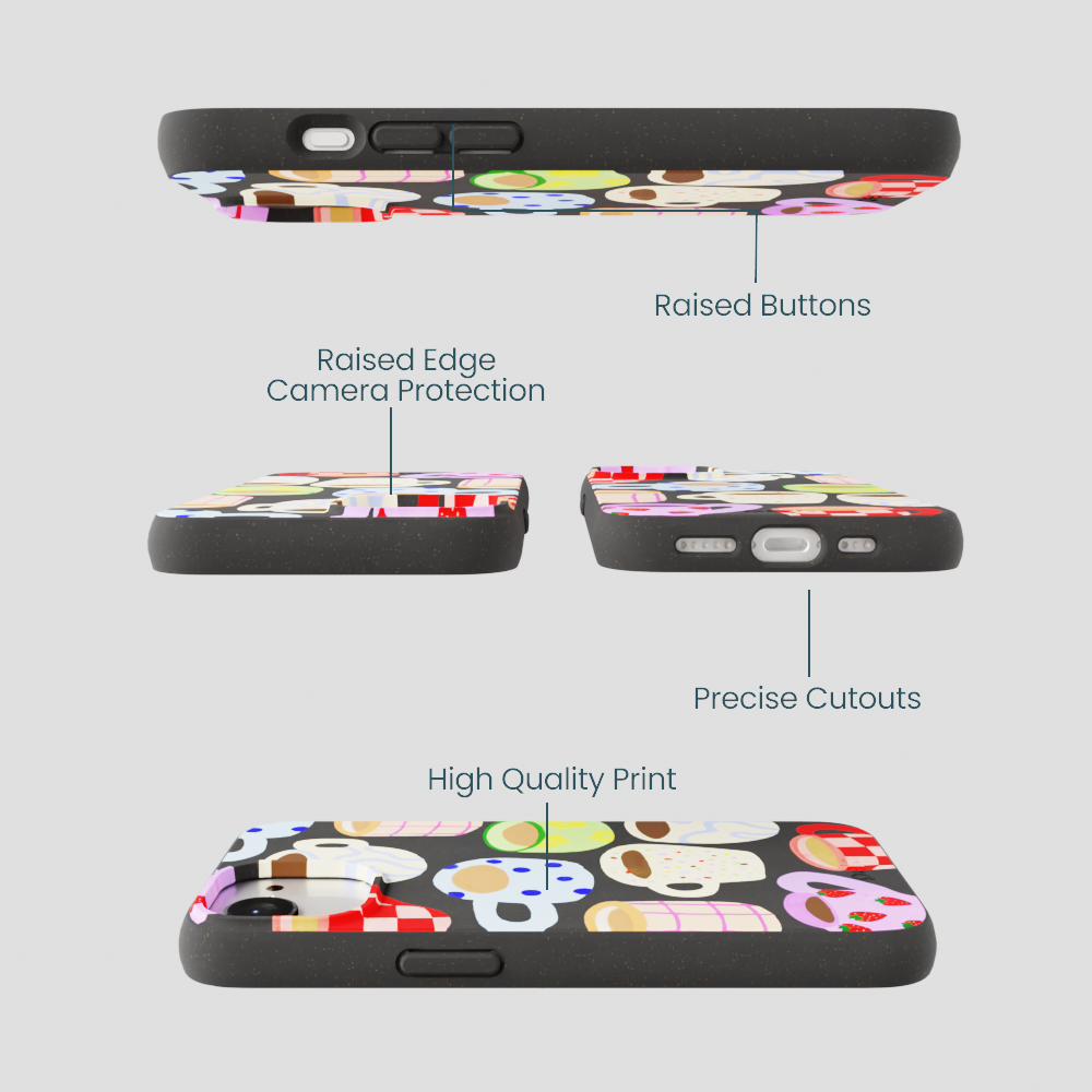 Black Cup of Joy iPhone 16e/17e Case