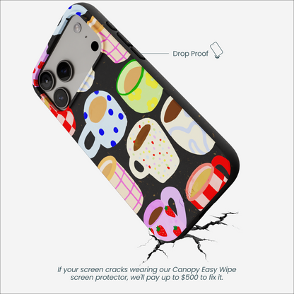 Black Cup of Joy iPhone 17 Pro Max Case