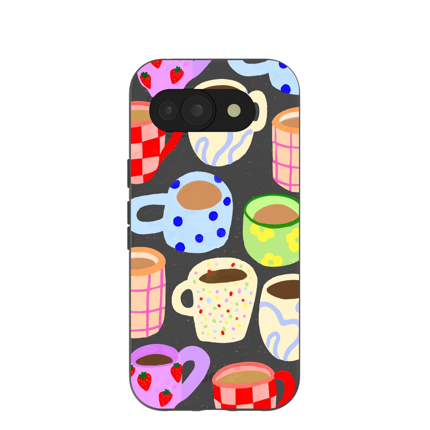 Black Cup of Joy Google Pixel 10a Case