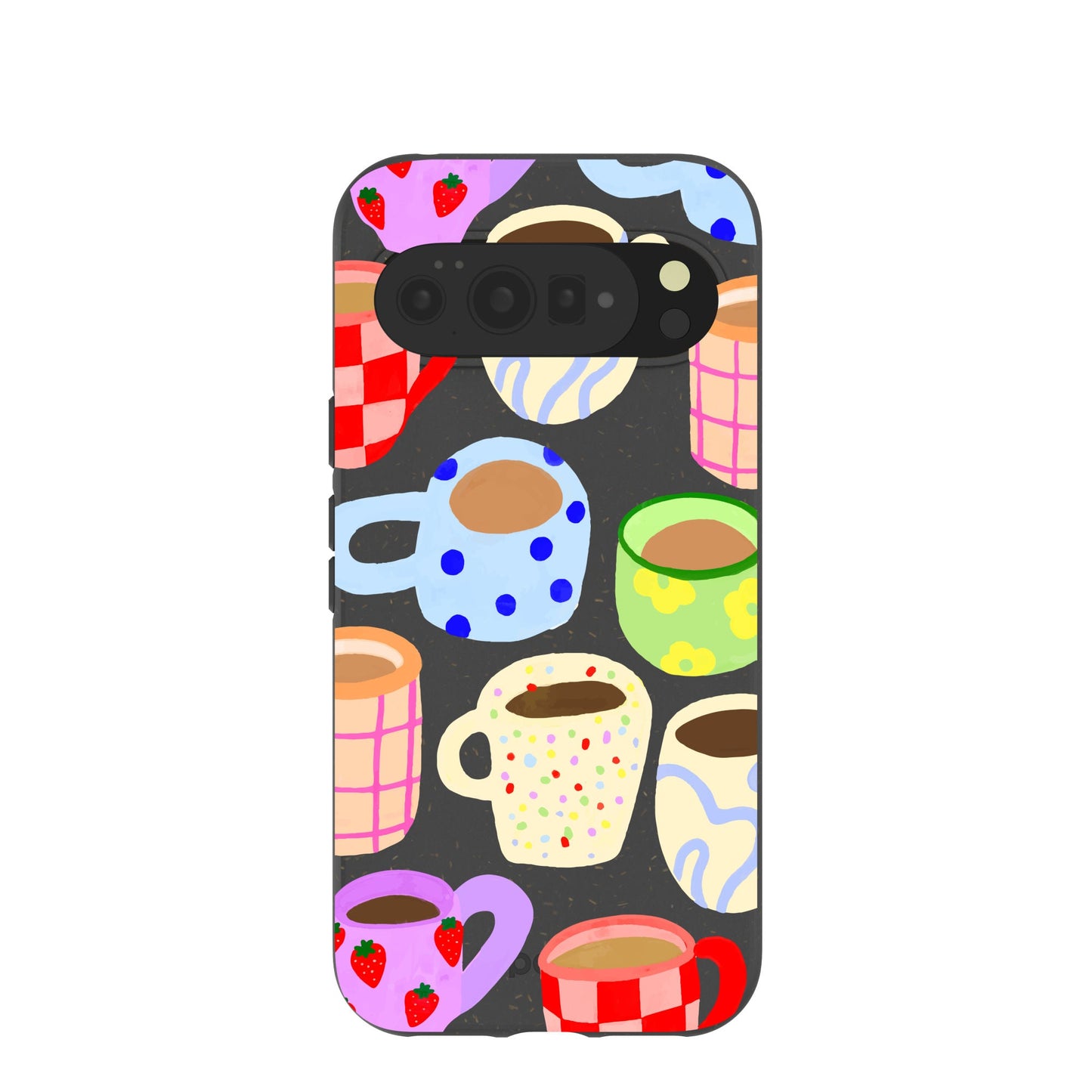 Black Cup of Joy Google Pixel 10 Pro XL Case