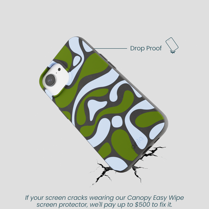 Black Curve and Flow iPhone 16e/17e Case