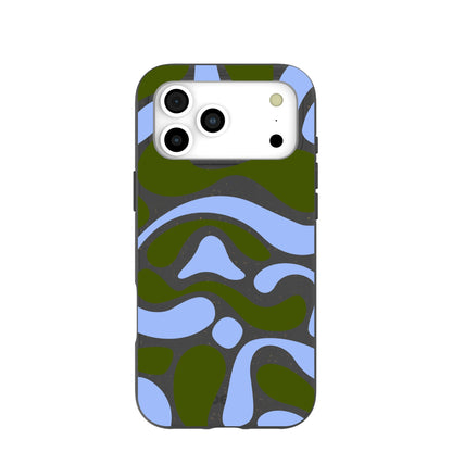 Black Curve and Flow iPhone 17 Pro Max Case