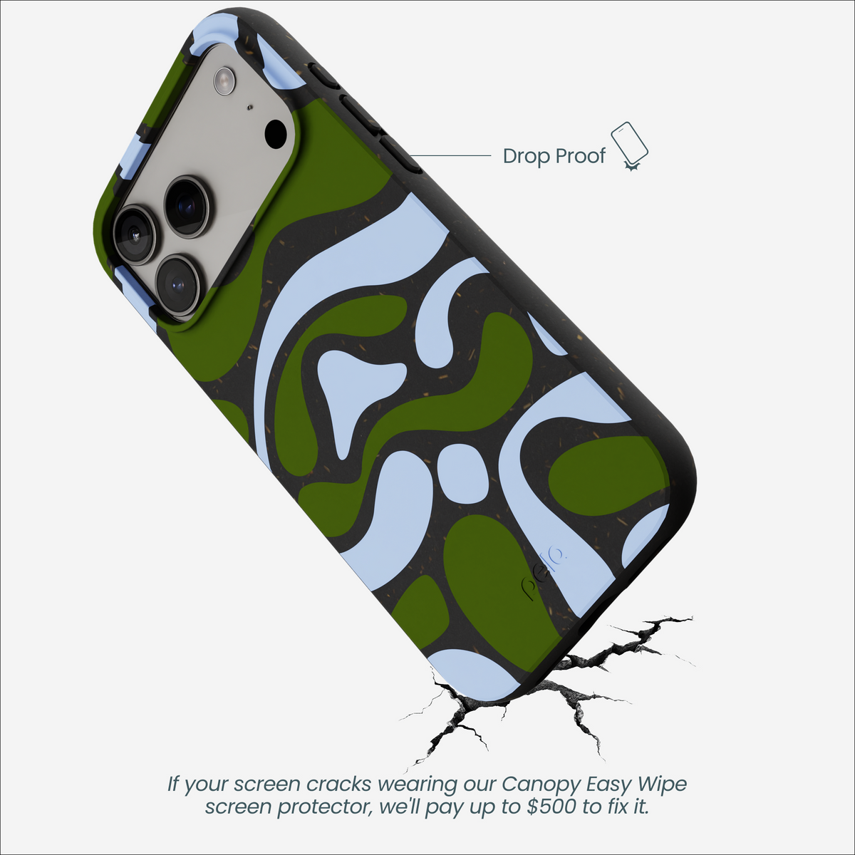 Black Curve and Flow iPhone 17 Pro Max Case