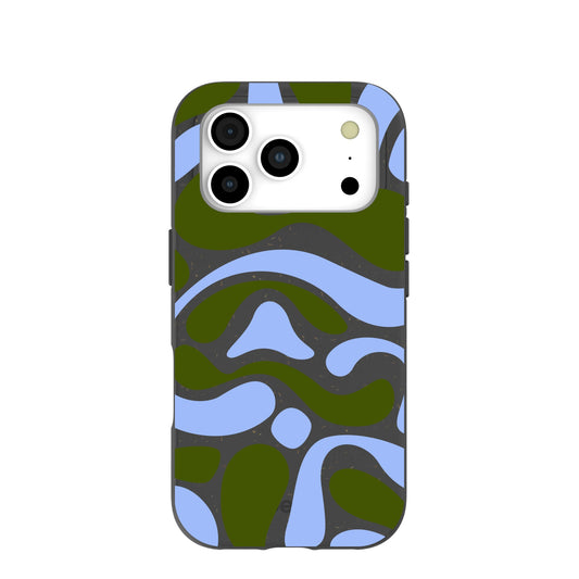 Black Curve and Flow iPhone 17 Pro Case