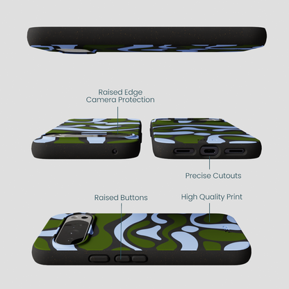 Black Curve and Flow Google Pixel 10 Pro XL Case