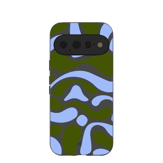 Black Curve and Flow Google Pixel 11 Case