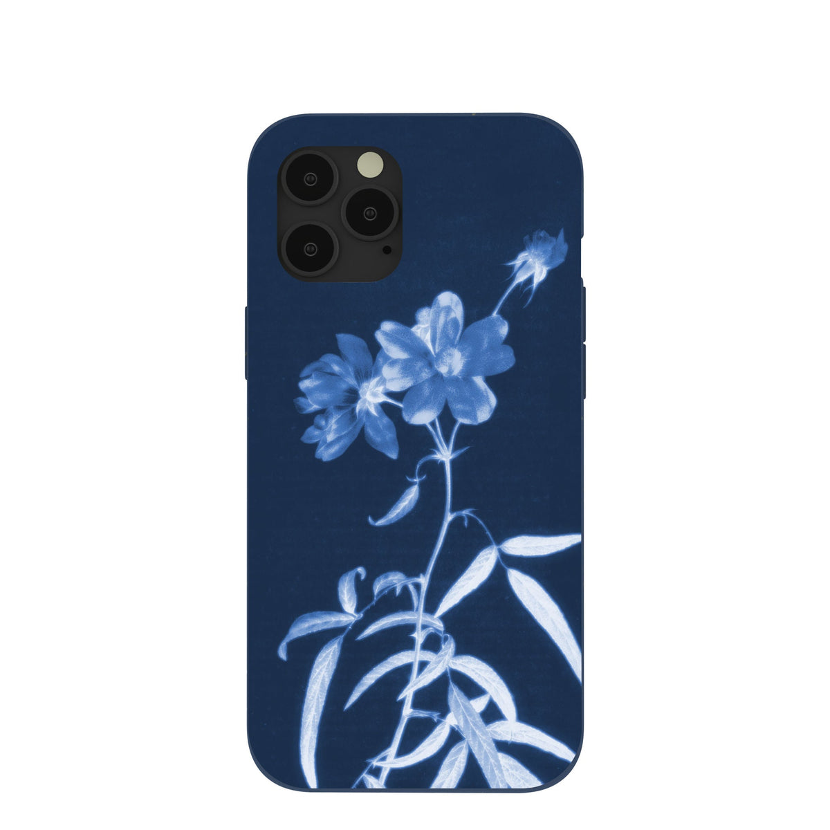 Navy Blue Cyanotype iPhone 12 Pro Max Case