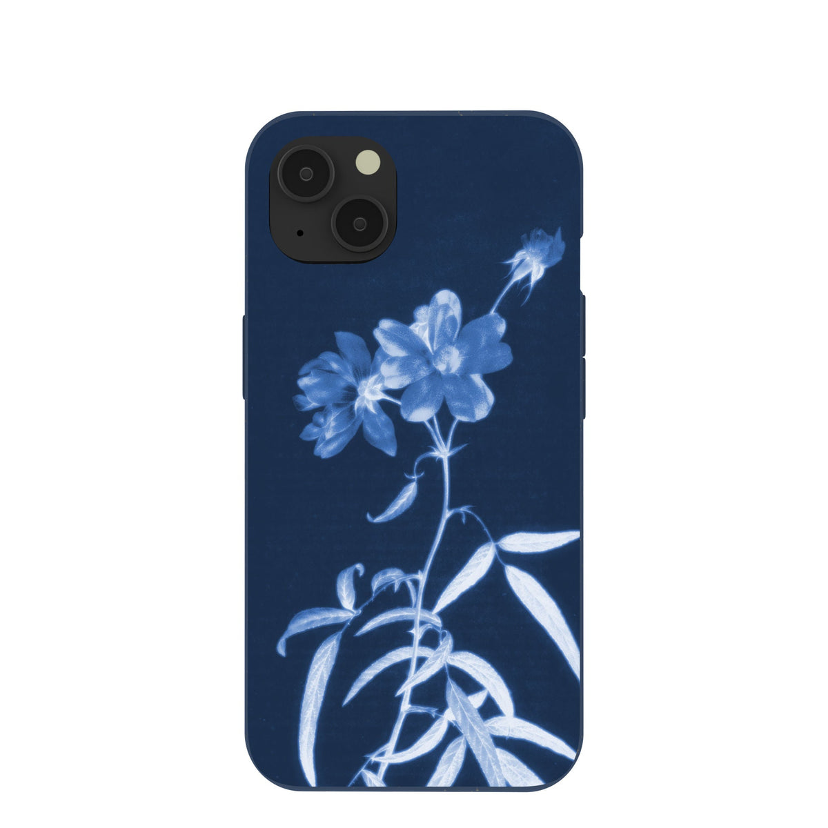 Navy Blue Cyanotype iPhone 13 Case