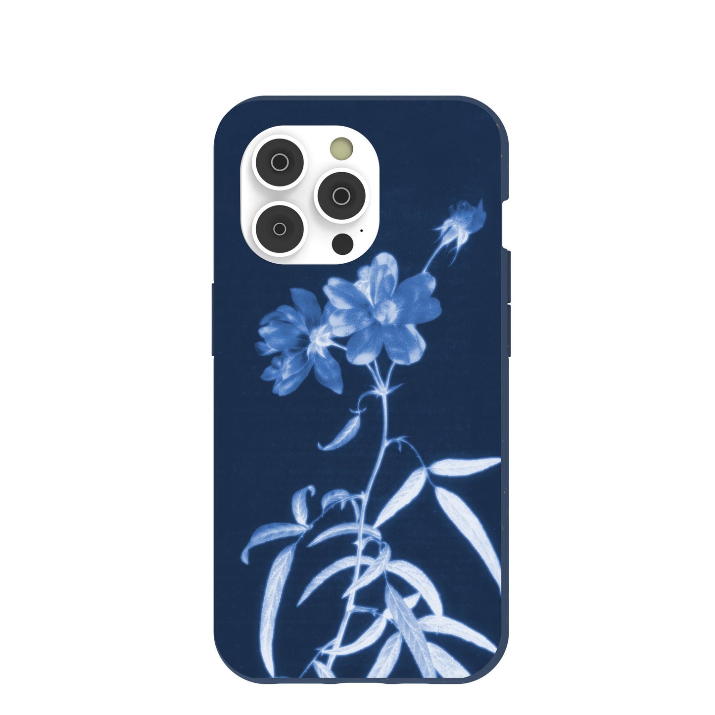 Navy Blue Cyanotype iPhone 14 Pro Case