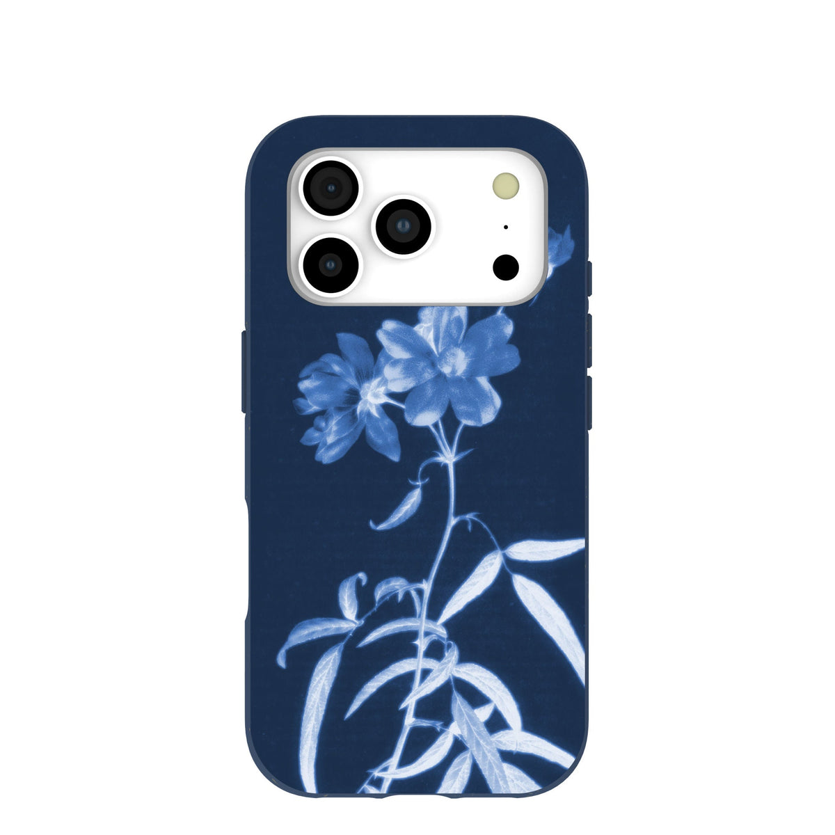Navy Blue Cyanotype iPhone 17 Pro Case