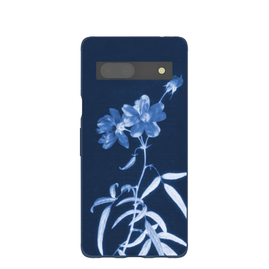 Navy Blue Cyanotype Google Pixel 7a Case