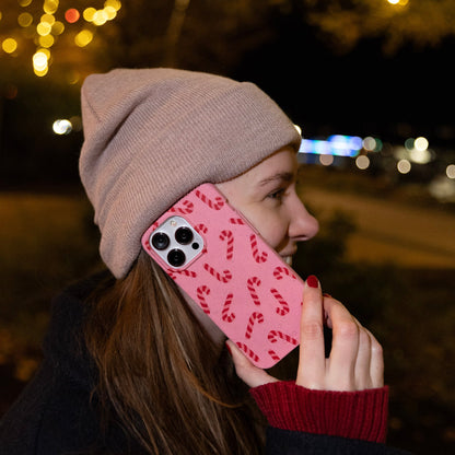 Bubblegum Pink Candy Cane Chaos Google Pixel 10a Case