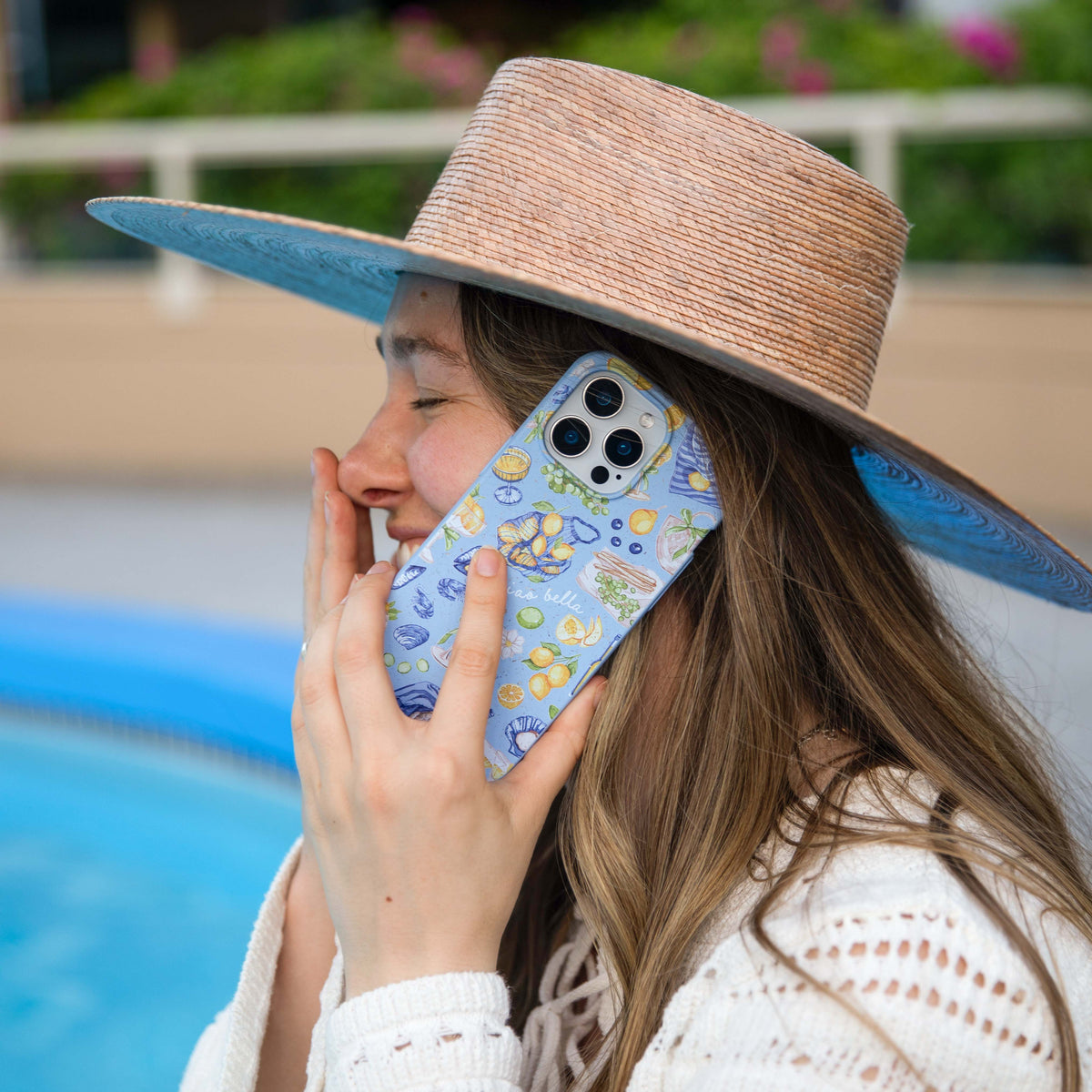 Powder Blue Ciao Bella Samsung Galaxy S26 Ultra Case