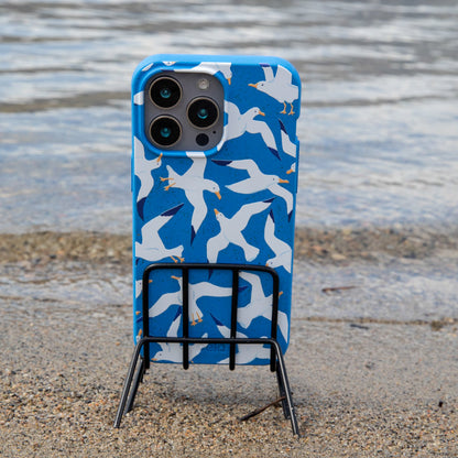 Electric Blue Seagulls Google Pixel 10a Case