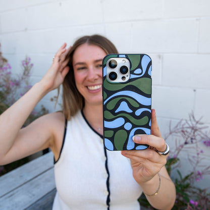 Black Curve and Flow Google Pixel 10 Pro XL Case