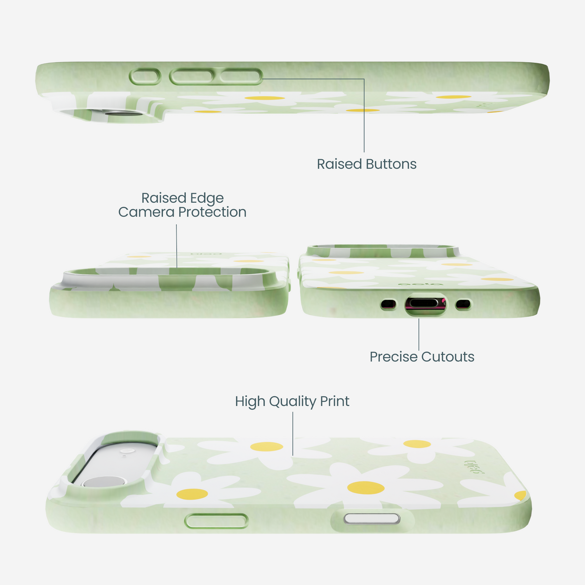Sage Green Daisy iPhone Air Case