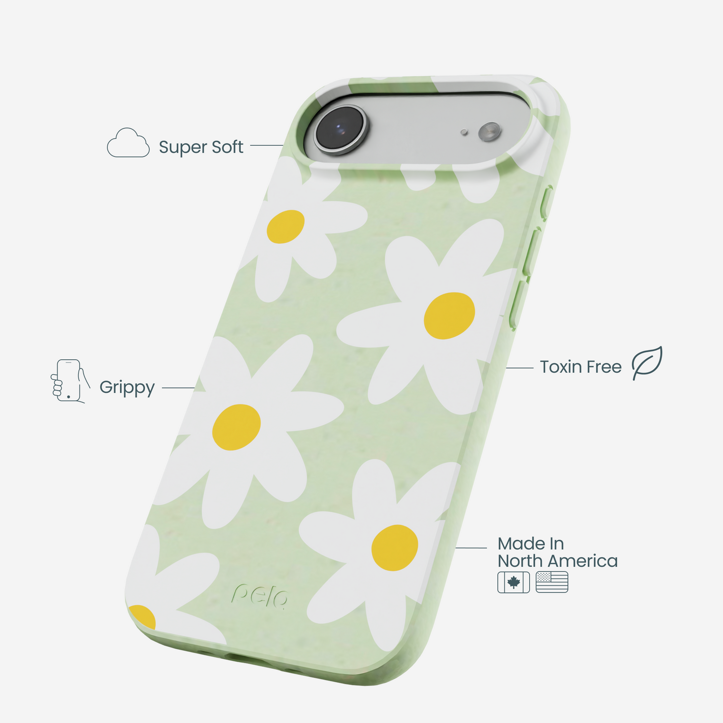 Sage Green Daisy iPhone Air Case