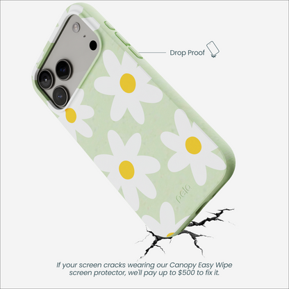 Sage Green Daisy iPhone 17 Pro Max Case