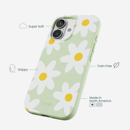 Sage Green Daisy iPhone 17 Case