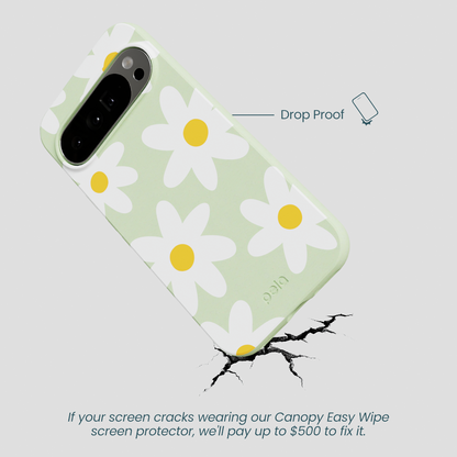 Sage Green Daisy Google Pixel 10 Pro XL Case